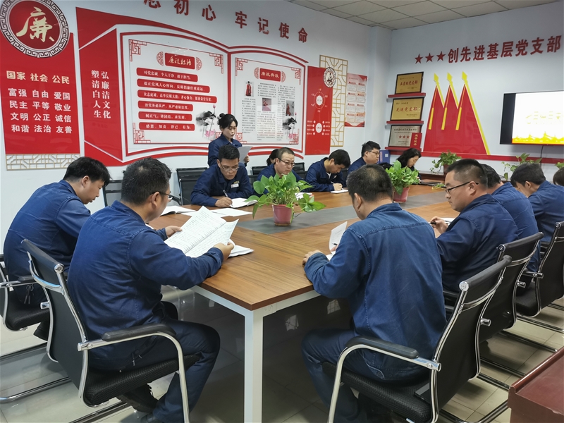 8月10日 能源檢計(jì)量中心開展學(xué)用結(jié)合 推進(jìn)黨史學(xué)習(xí)教育落地見(jiàn)效