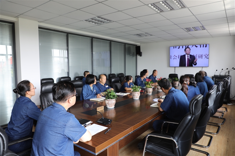 李艷芳到機關黨委宣講習近平總書記“七一”重要講話精神和旁聽督導黨委理論學習中心組學習